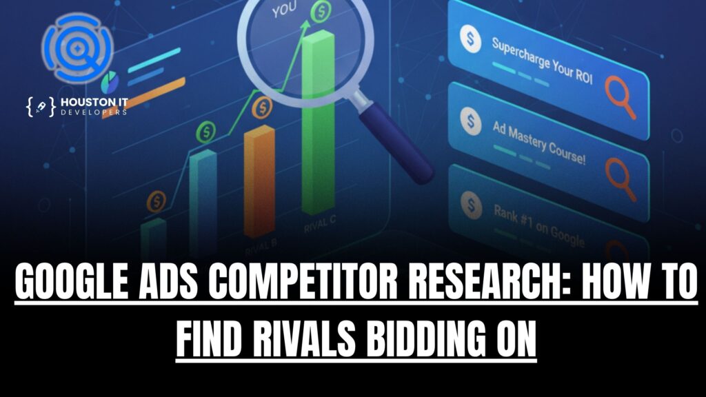 Google Ads Competitor Research: How to Find Rivals Bidding On